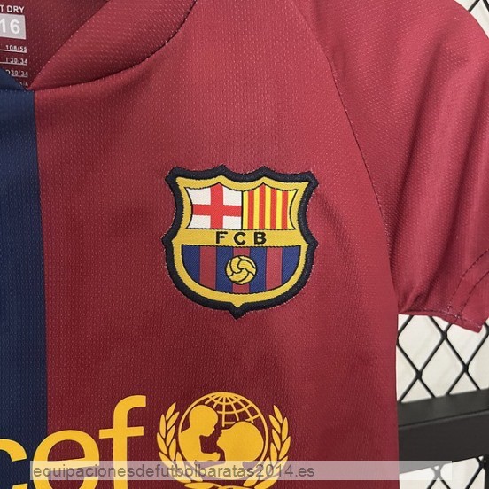 Nuevo 1ª Conjunto De Niños Barcelona Retro 2008 2009 Rojo Azul Baratas